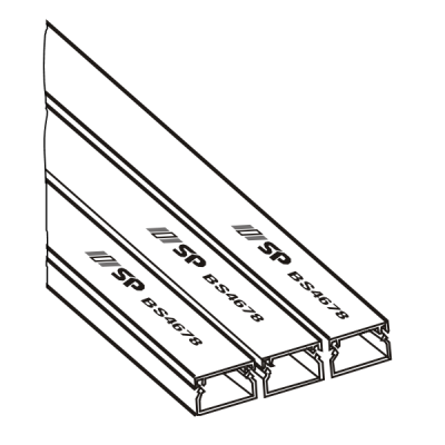 Máng ghen luồn dây điện có nắp GA80/02